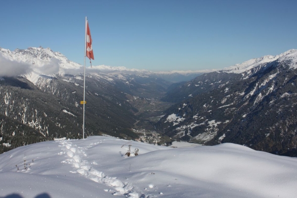 Auf den Piz Plaun Grond