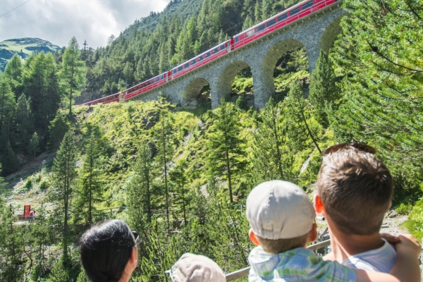 Bahnerlebnisweg der Rhätischen Bahn